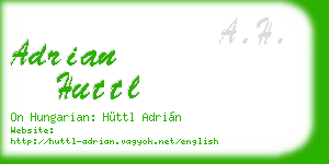 adrian huttl business card